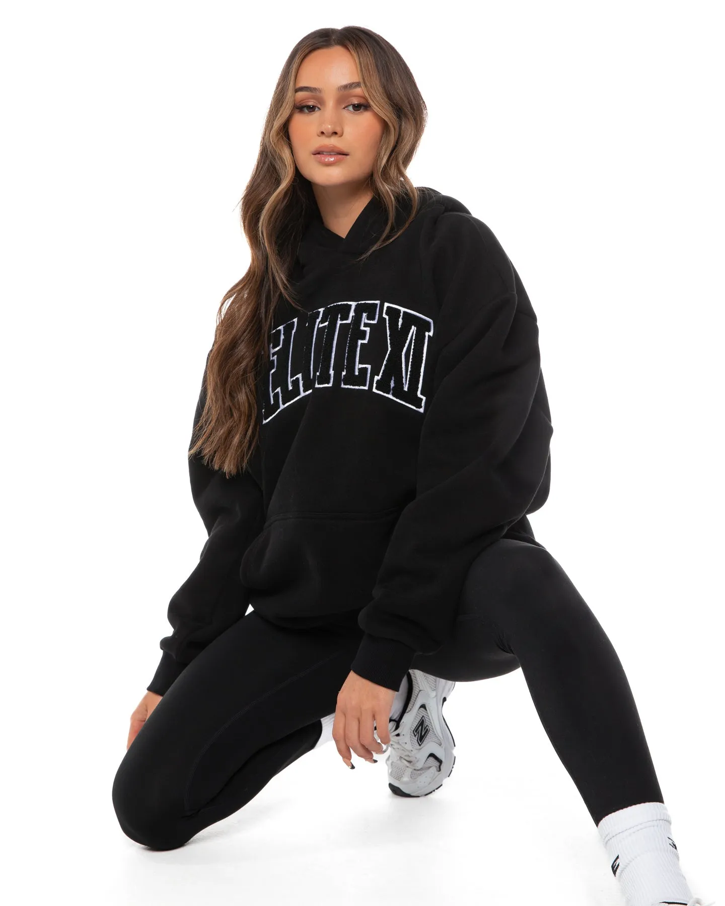 Collegiate Hoodie - Black sold by Elite Eleven product image thumbnail 3