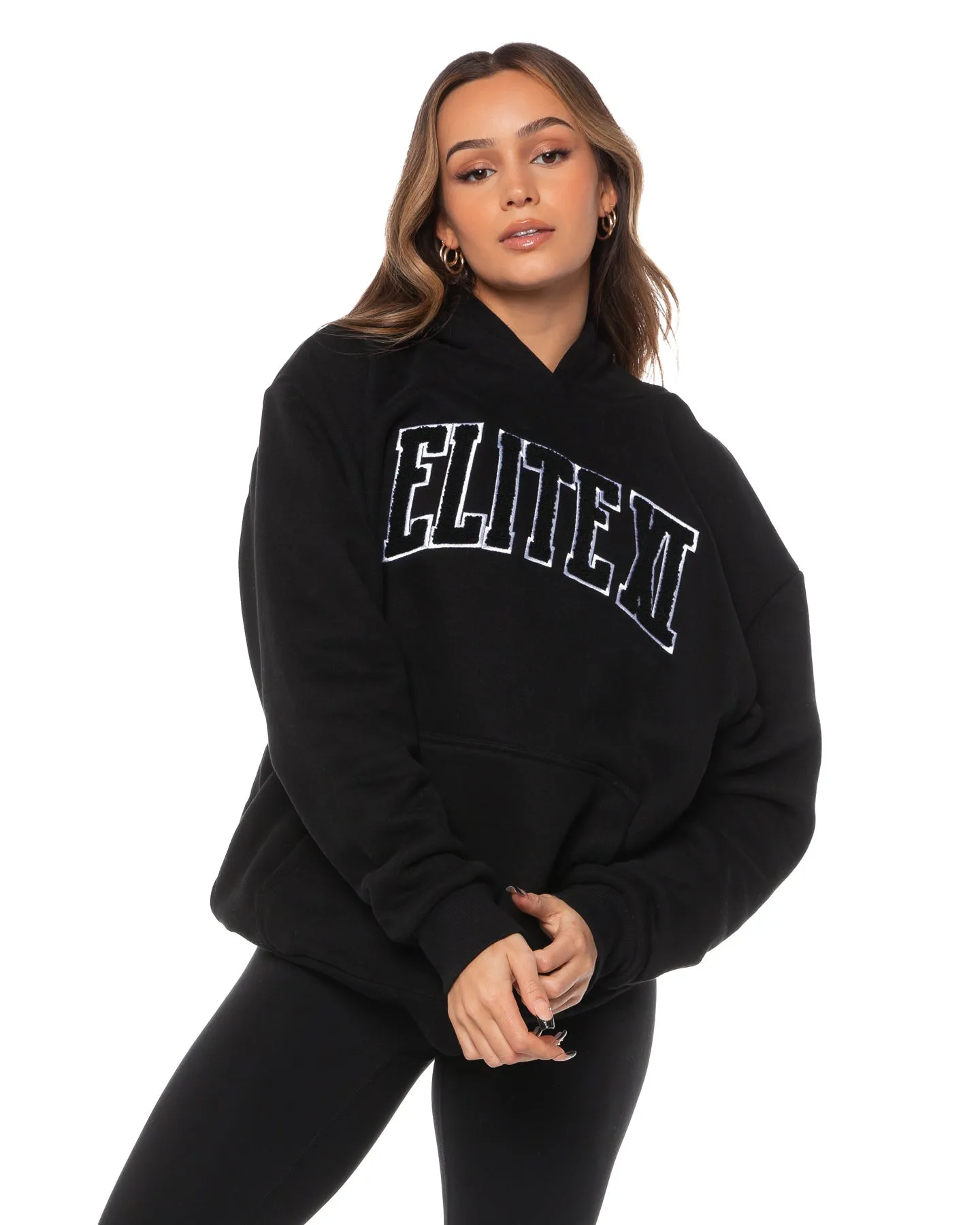 Collegiate Hoodie - Black sold by Elite Eleven product image thumbnail 5