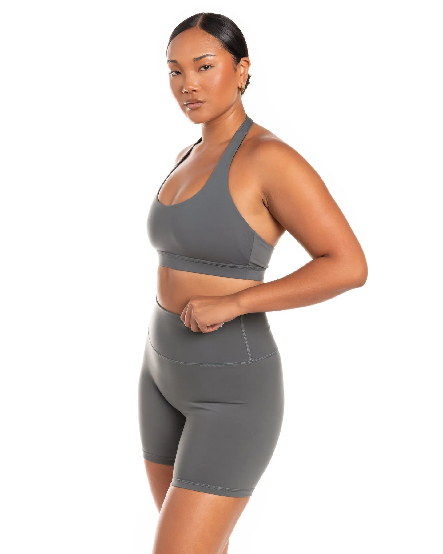 Halter Bra - Cloud Grey sold by Elite Eleven product image thumbnail 4