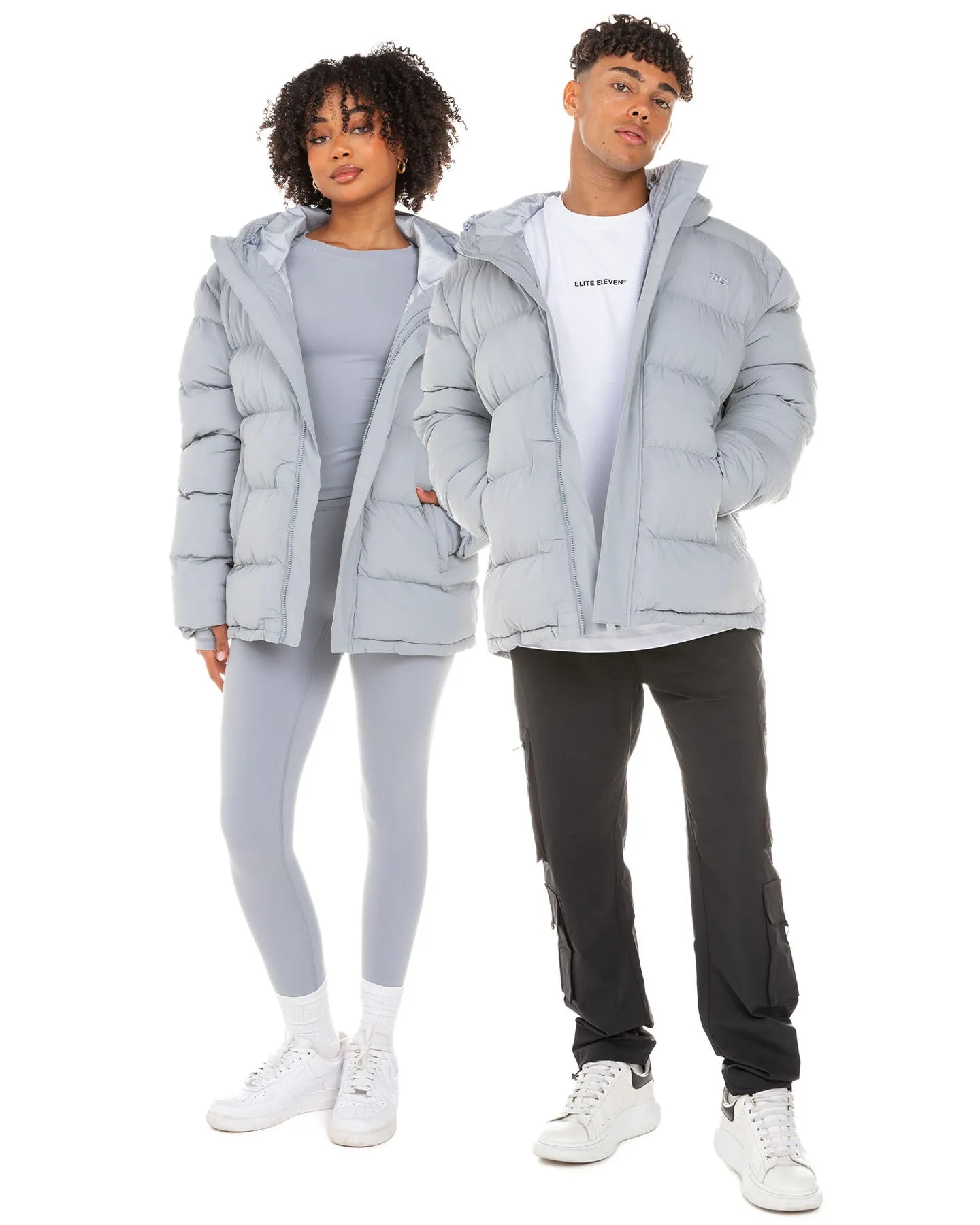Unisex Puffer Jacket - Steel Grey sold by Elite Eleven