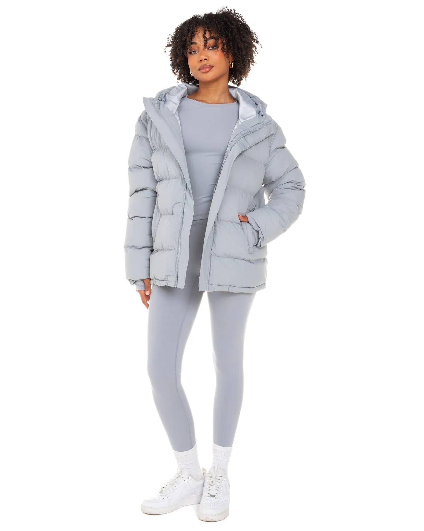 Unisex Puffer Jacket - Steel Grey sold by Elite Eleven product image thumbnail 4