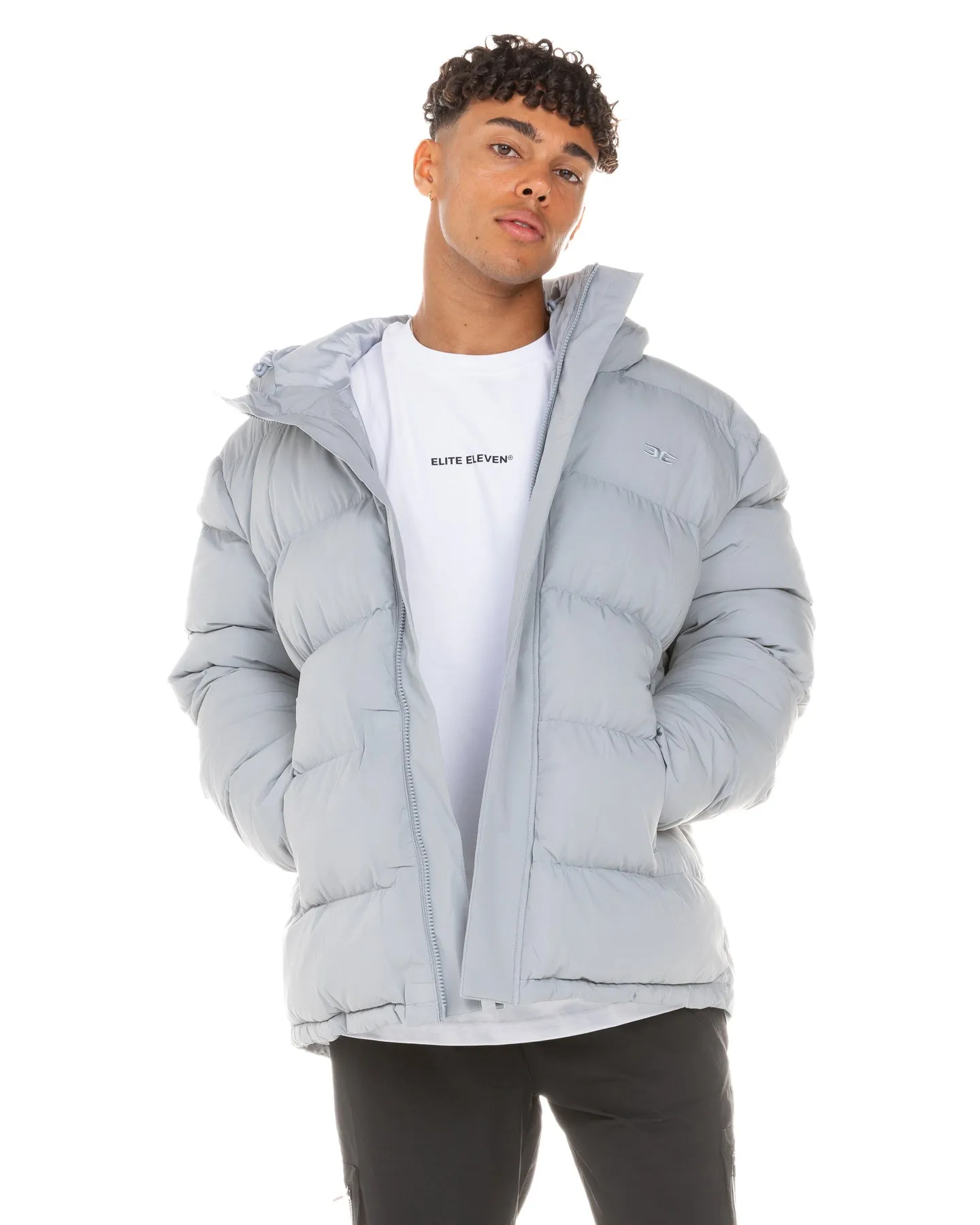 Unisex Puffer Jacket - Steel Grey sold by Elite Eleven product image thumbnail 5