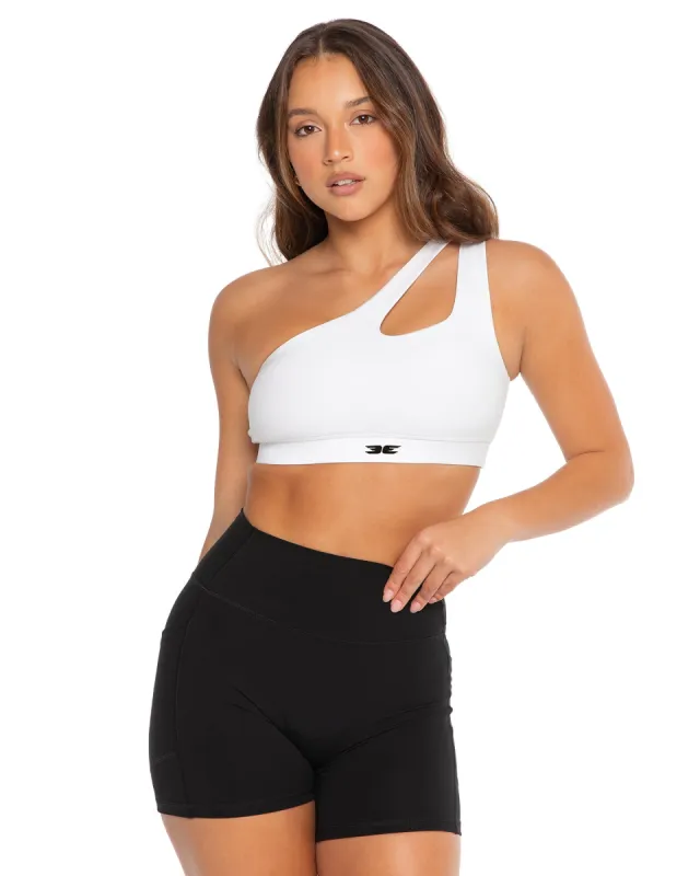 Asymmetric Bra - White sold by Elite Eleven