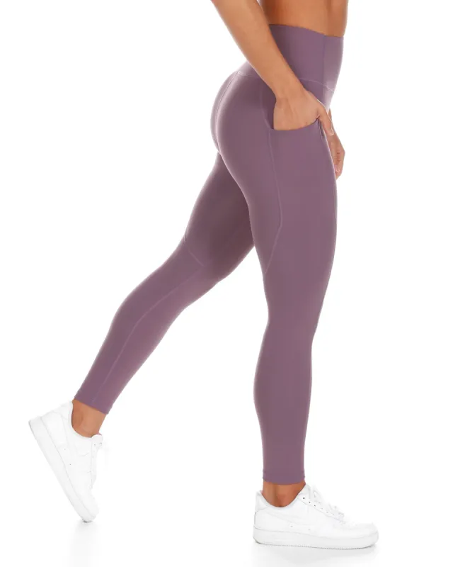 7/8 Lunar Ascend Leggings - Mauve sold by Elite Eleven