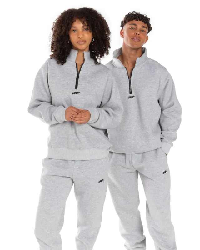 Classic 1/4 Zip - Grey sold by Elite Eleven