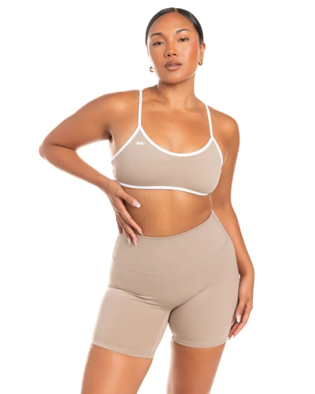 Micro Contrast Bra - Vintage Khaki sold by Elite Eleven