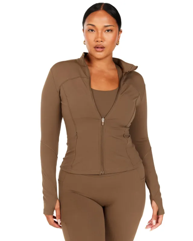 Aura Jacket - Cafe Latte sold by Elite Eleven