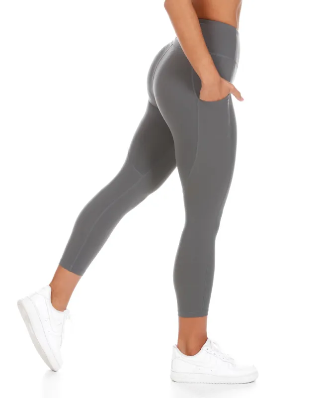7/8 Aura Ascend Leggings - Cloud Grey sold by Elite Eleven