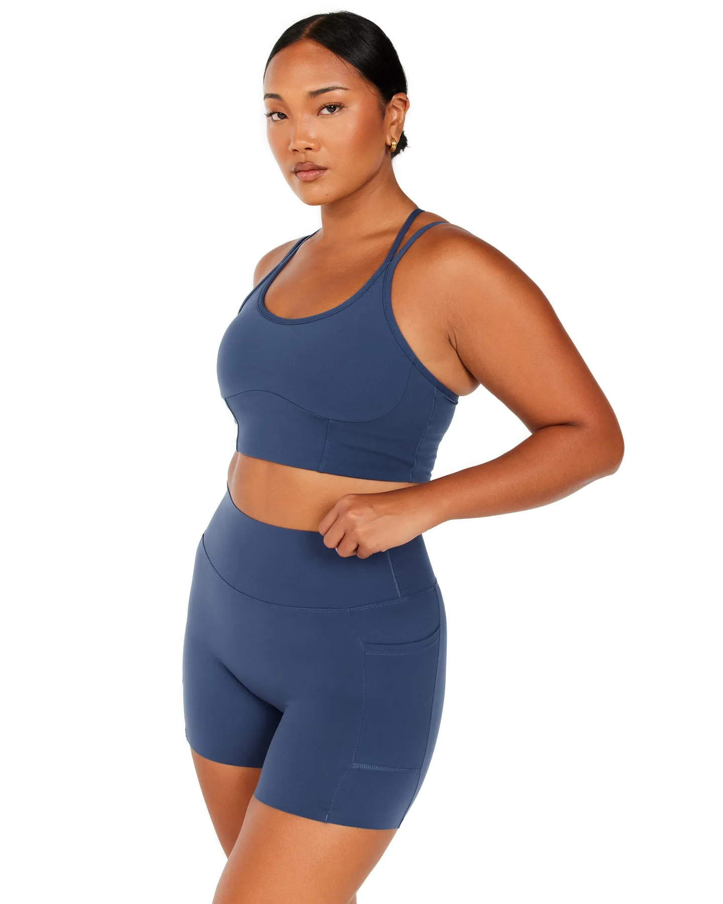 Aura Corset Bra - Soft Navy sold by Elite Eleven product image thumbnail 3