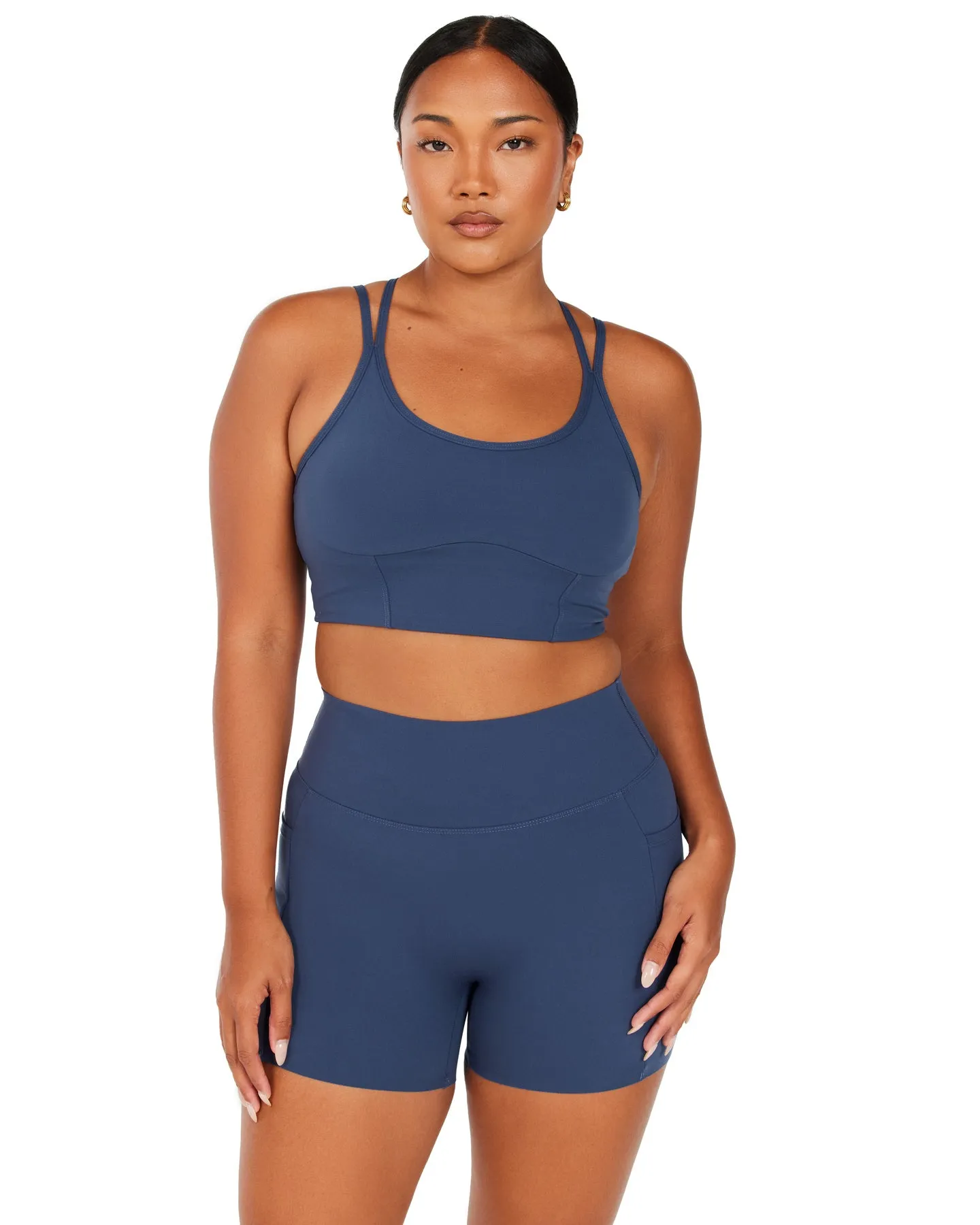 Aura Corset Bra - Soft Navy sold by Elite Eleven