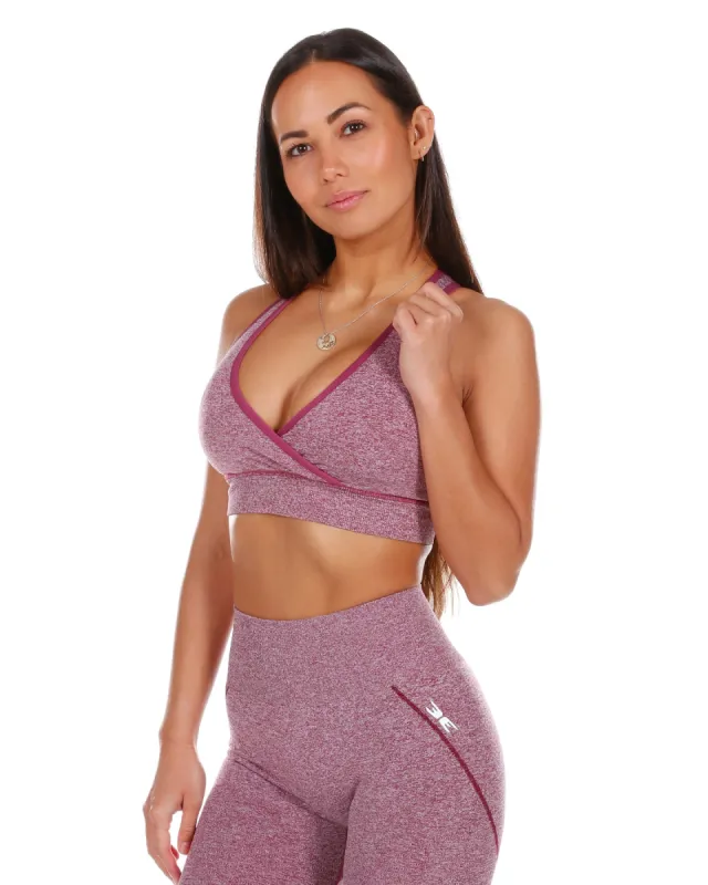 Seamless Vantage Bra - Berry sold by Elite Eleven