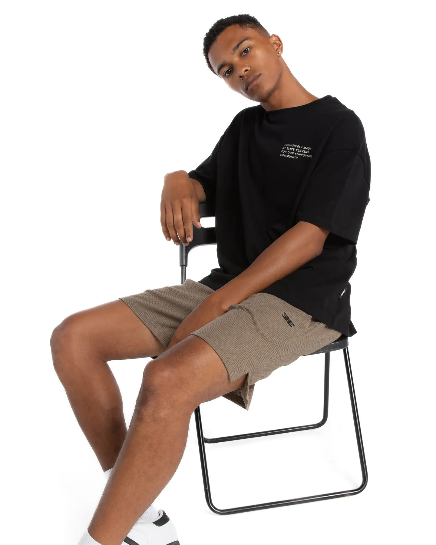 Waffle Shorts - Khaki sold by Elite Eleven product image thumbnail 4