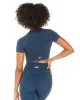 Aura Crop Tee - Navy sold by Elite Eleven