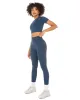 Aura Crop Tee - Navy sold by Elite Eleven