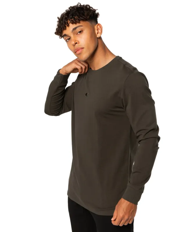 EE Long Sleeve Tee - Khaki sold by Elite Eleven