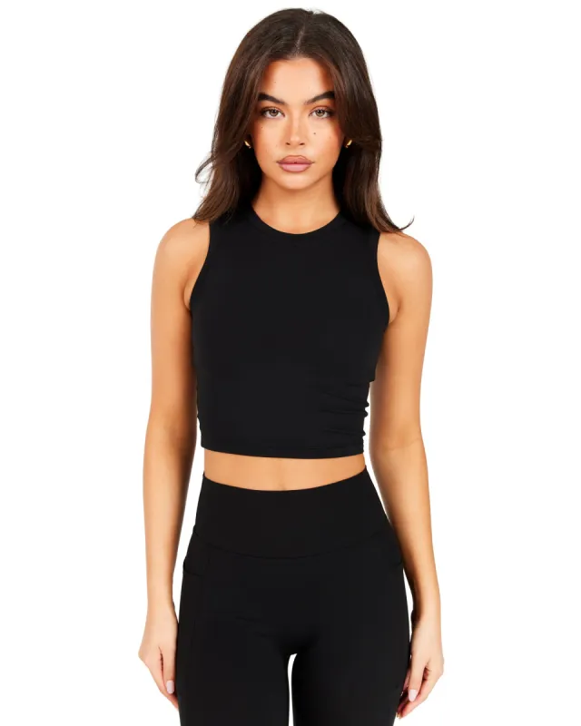 Aura Ringer Tank - Black sold by Elite Eleven