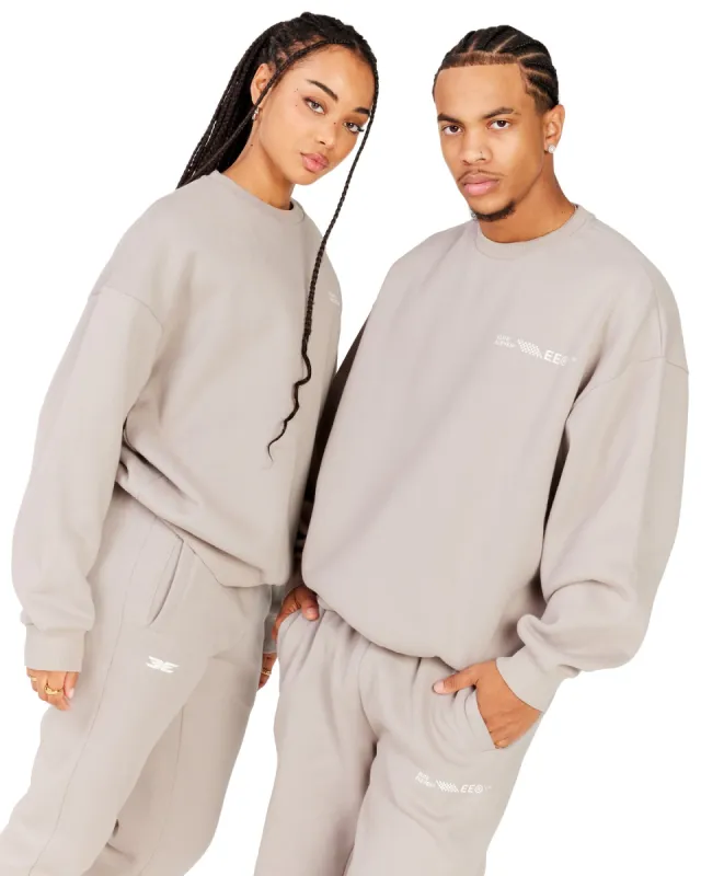 Capital V2 Crewneck - Taupe sold by Elite Eleven