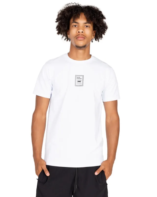 Double E Fitted Tee - White sold by Elite Eleven