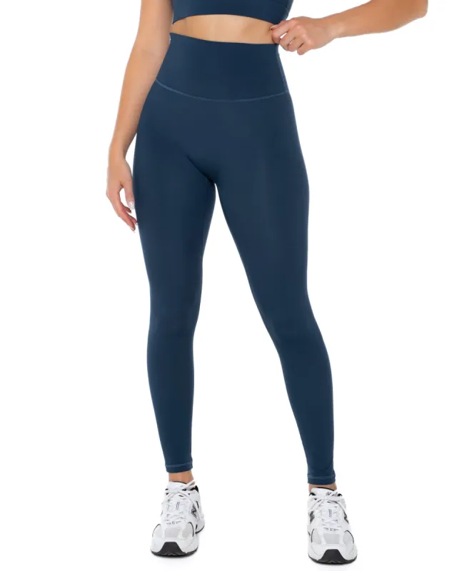 Aura Scrunch Leggings - Navy sold by Elite Eleven