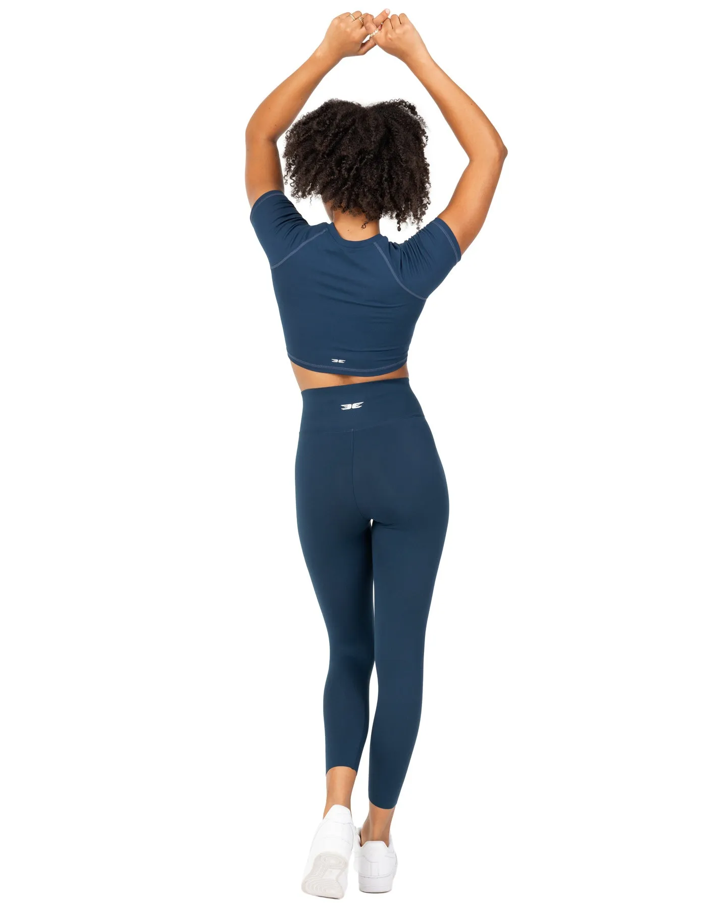 7/8 Aura Bonded Leggings - Navy sold by Elite Eleven product image thumbnail 4
