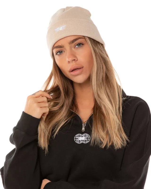 EE Beanie - Beige sold by Elite Eleven