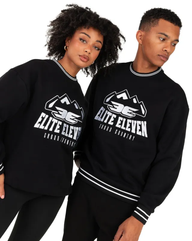 Cross Country Crewneck - Black sold by Elite Eleven