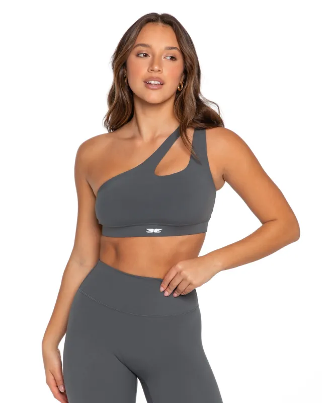 Asymmetric Bra - Cloud Grey sold by Elite Eleven