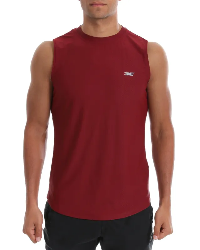 EE Premium Athletic Tank - Maroon sold by Elite Eleven
