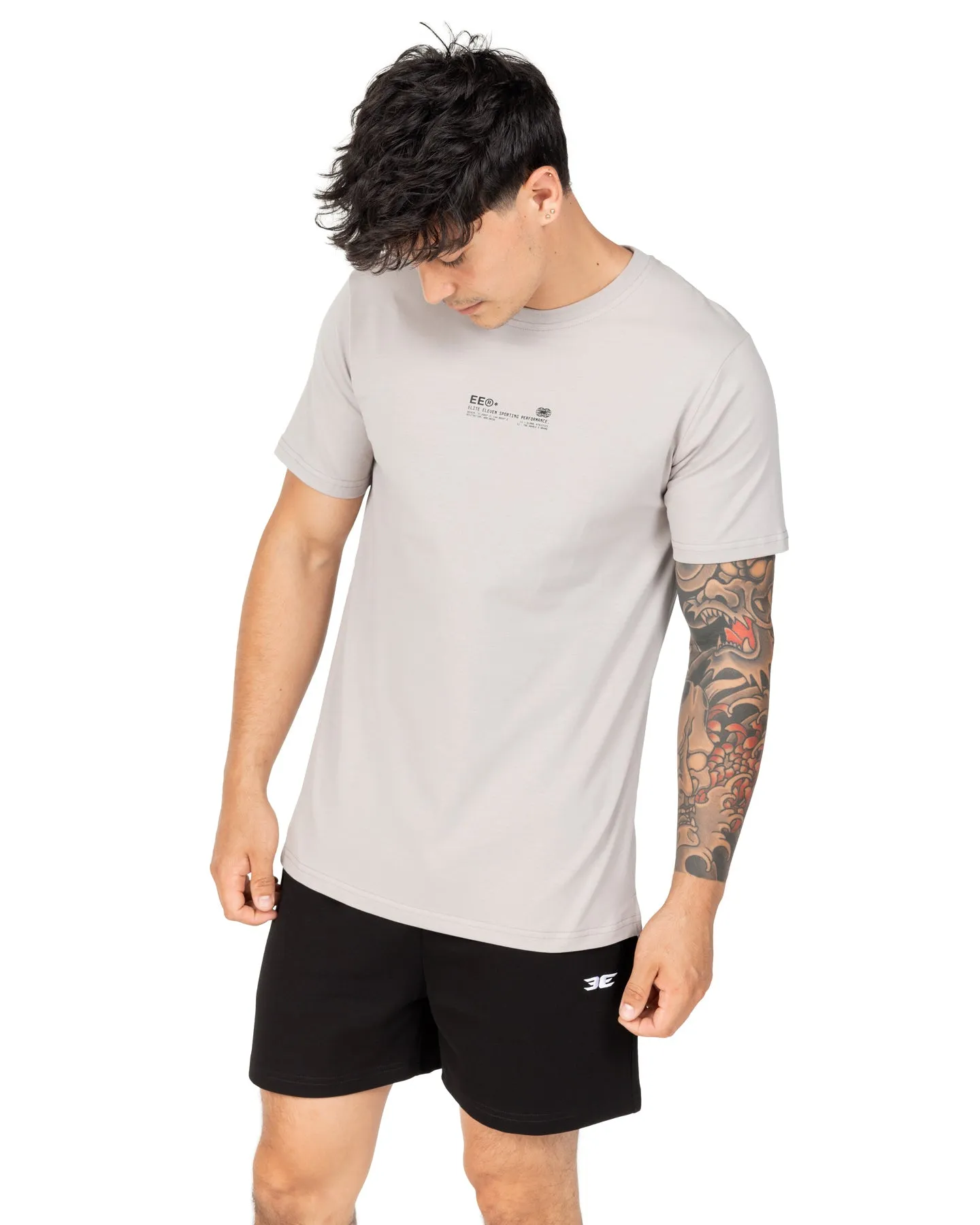 Worldwide Fitted Tee - Light Grey sold by Elite Eleven product image thumbnail 3
