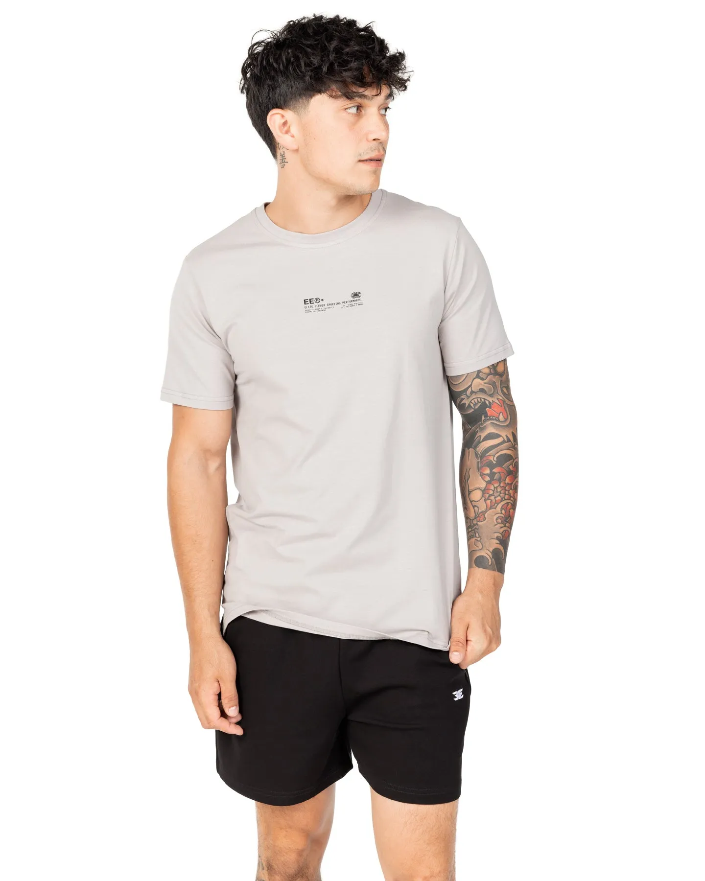 Worldwide Fitted Tee - Light Grey sold by Elite Eleven