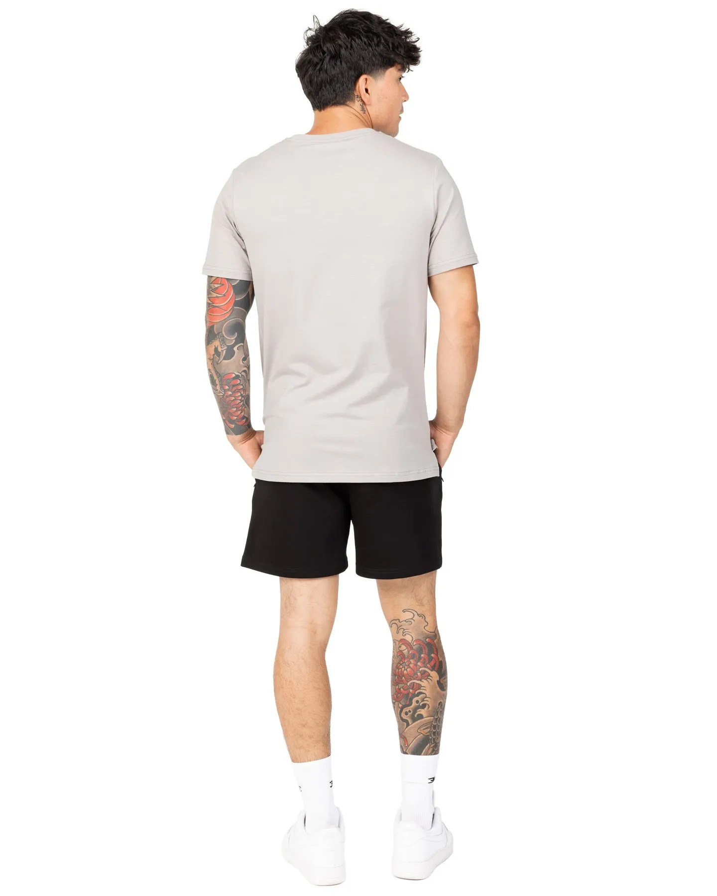 Worldwide Fitted Tee - Light Grey sold by Elite Eleven product image thumbnail 5