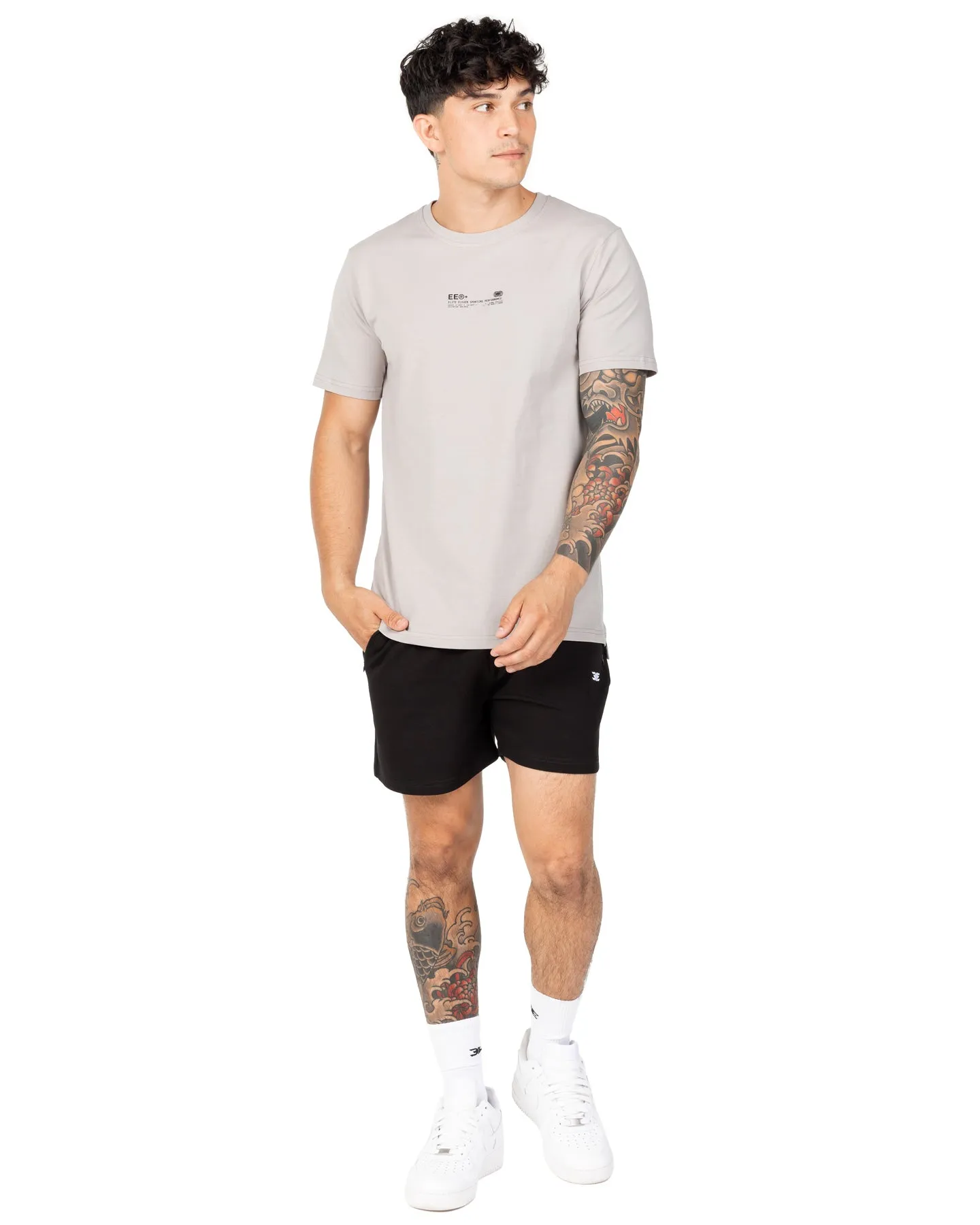 Worldwide Fitted Tee - Light Grey sold by Elite Eleven product image thumbnail 4