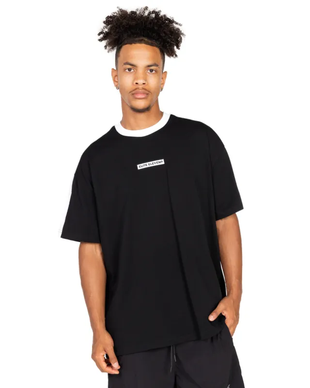 Oversized Panel Tee - Black sold by Elite Eleven
