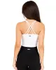 Aura Thin Strap Tank - White sold by Elite Eleven