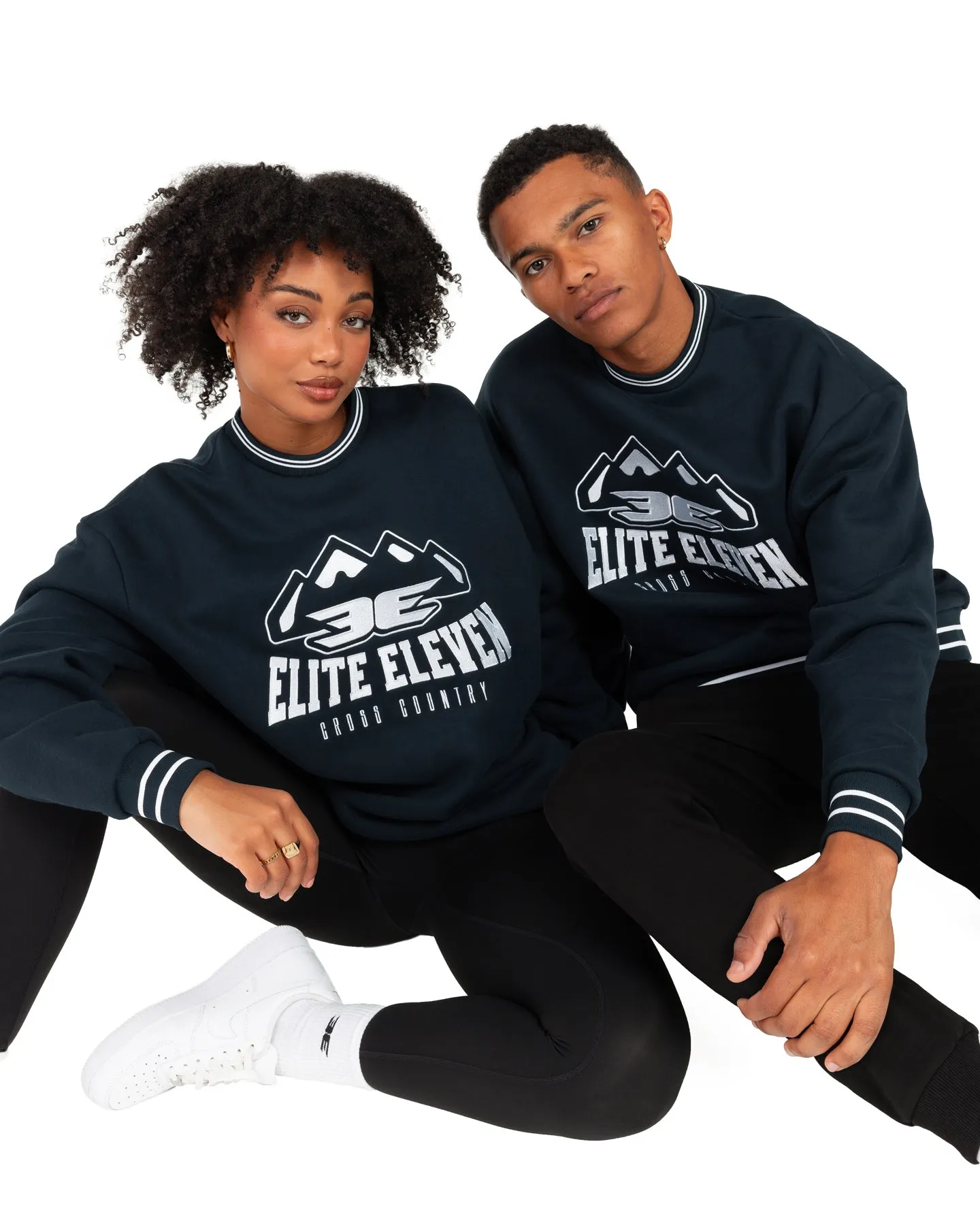 Cross Country Crewneck - Navy sold by Elite Eleven