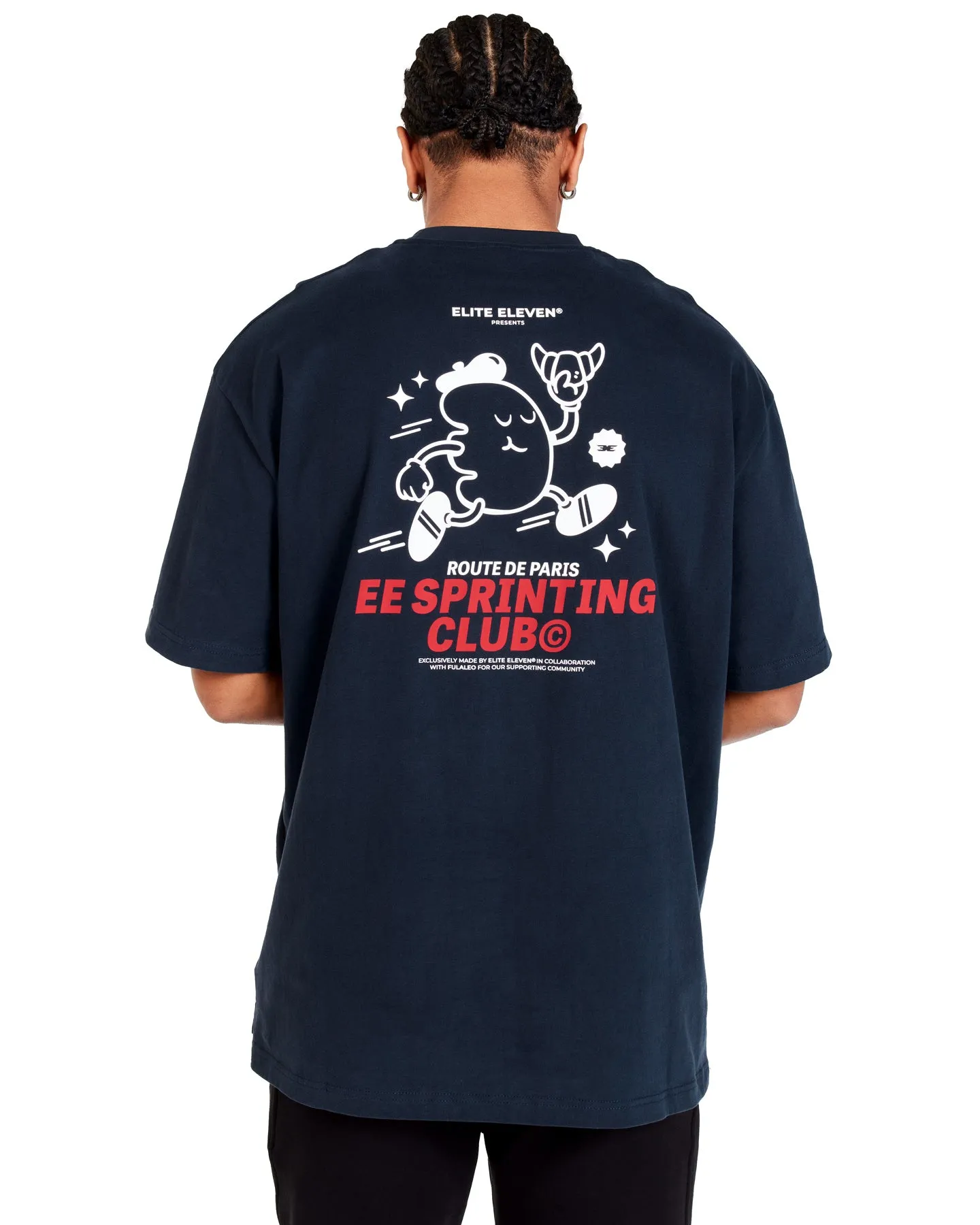 Sprinting Club Tee - Navy sold by Elite Eleven