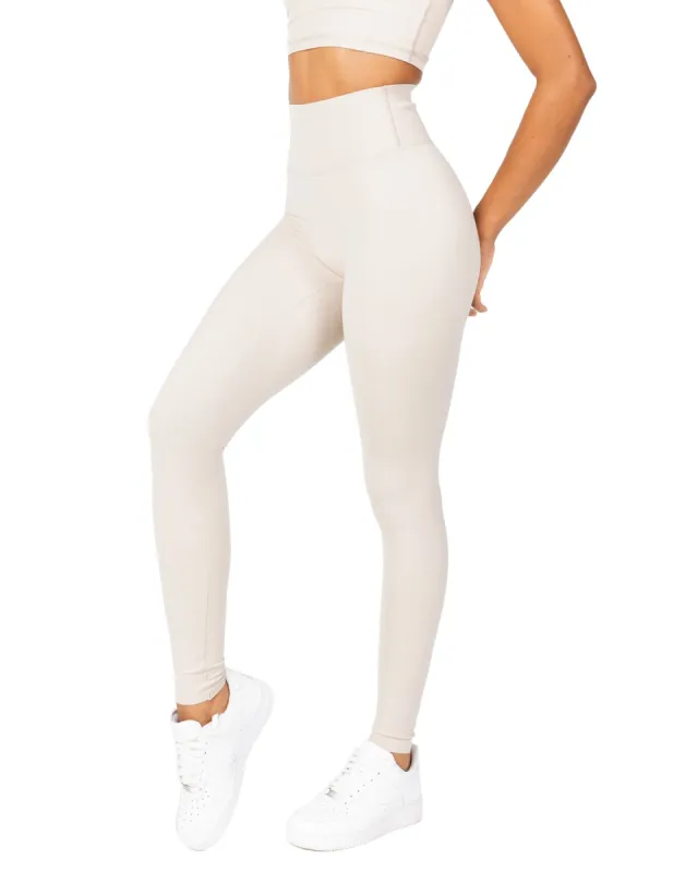Aura Bonded Leggings - Oat Latte sold by Elite Eleven