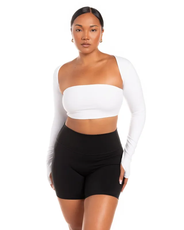 Aura Shrug - White sold by Elite Eleven