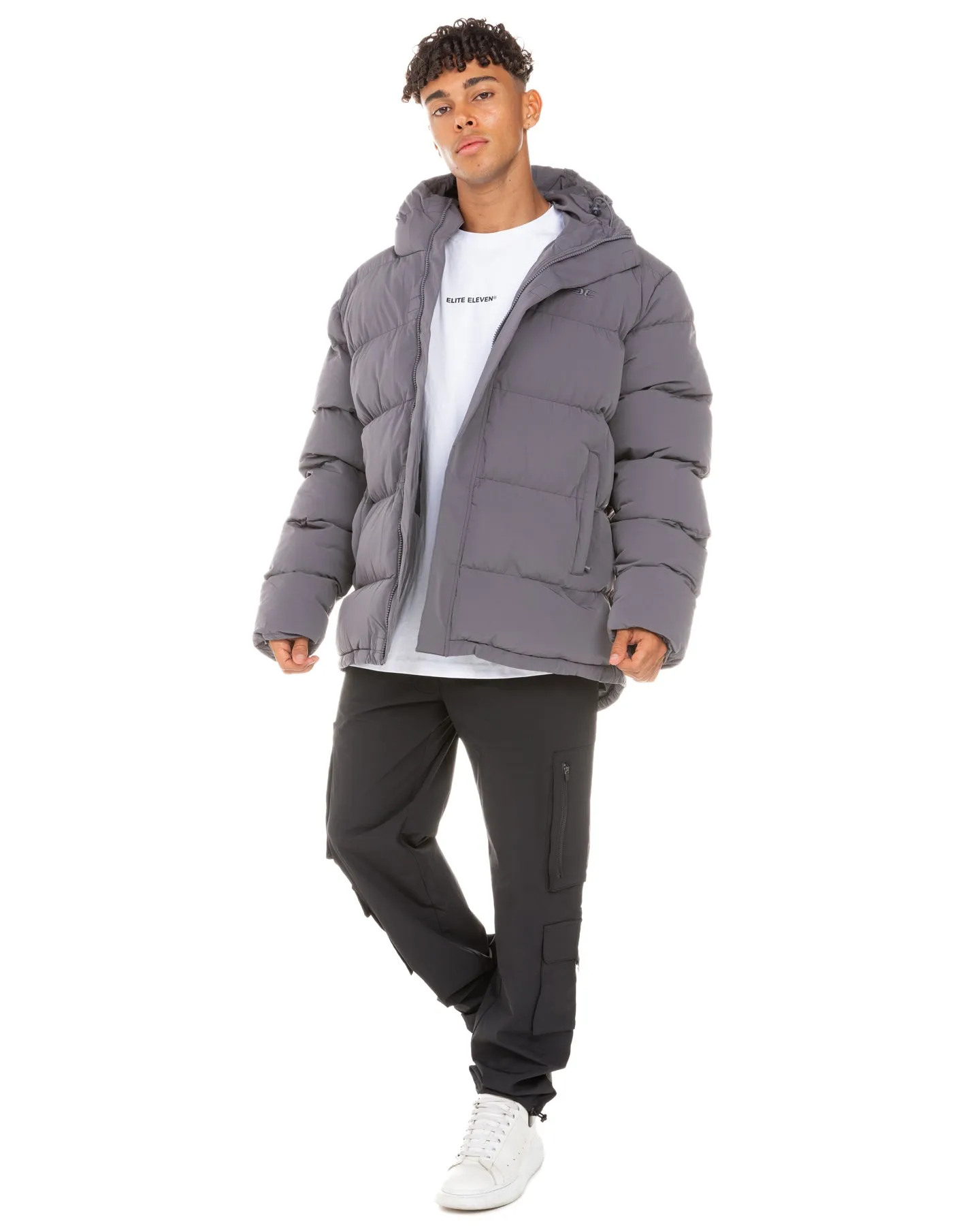 Unisex Puffer Jacket - Grey sold by Elite Eleven product image thumbnail 5