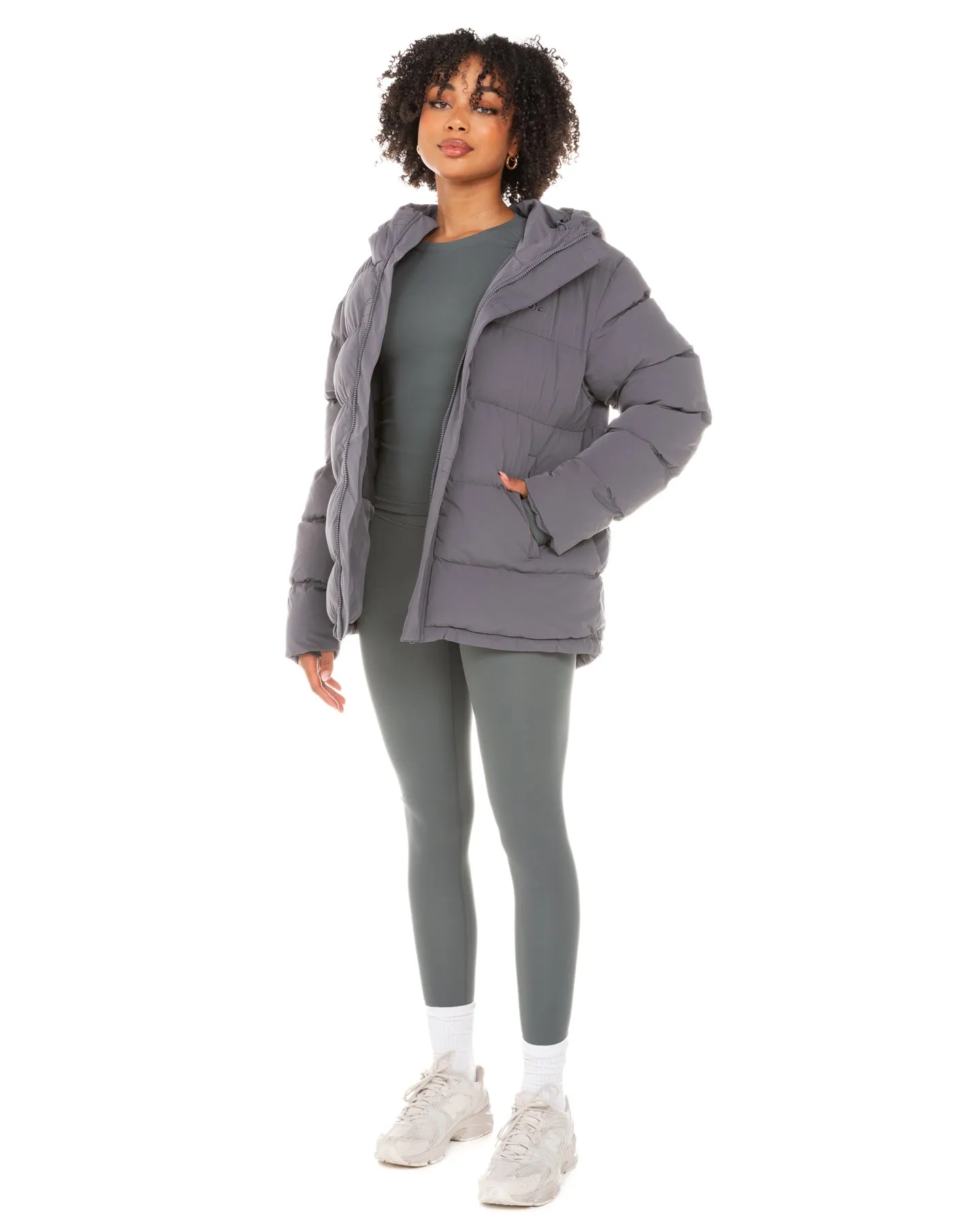 Unisex Puffer Jacket - Grey sold by Elite Eleven product image thumbnail 4