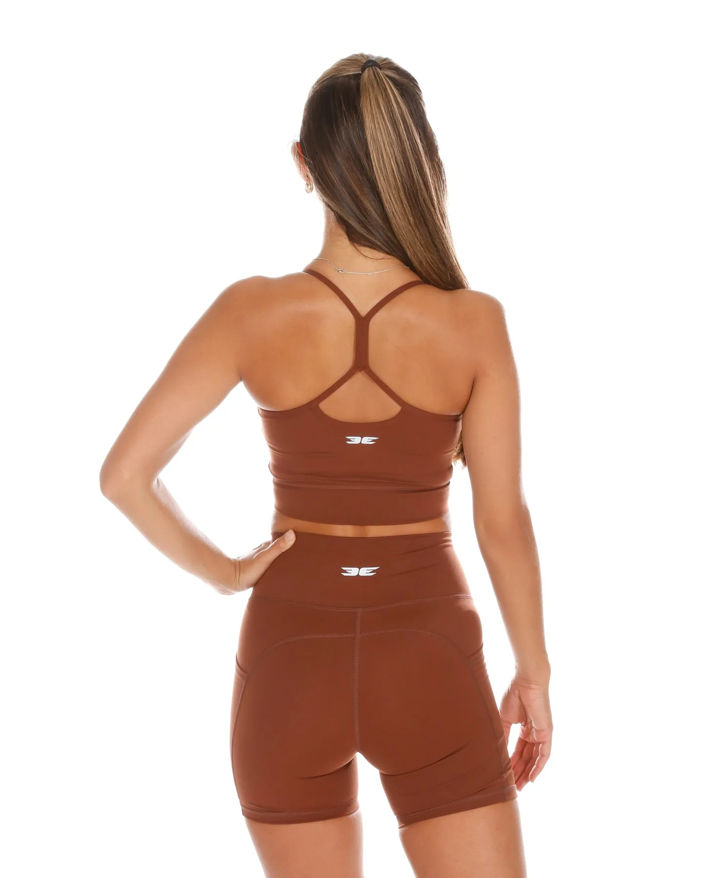 Cross Over Cropped Tank - Cappuccino sold by Elite Eleven product image thumbnail 2