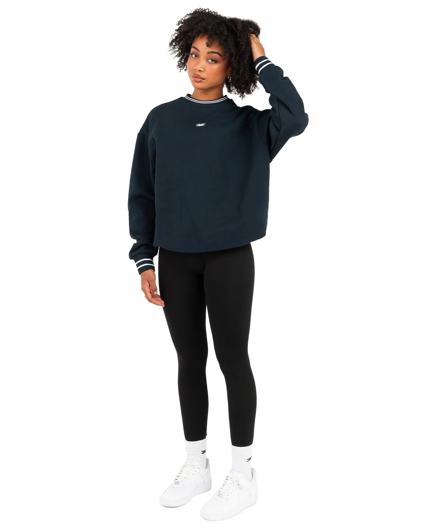 Alpine Heavyweight Crewneck - Navy sold by Elite Eleven product image thumbnail 4