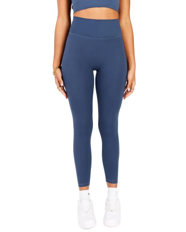 7/8 Aura SF Leggings - Soft Navy sold by Elite Eleven