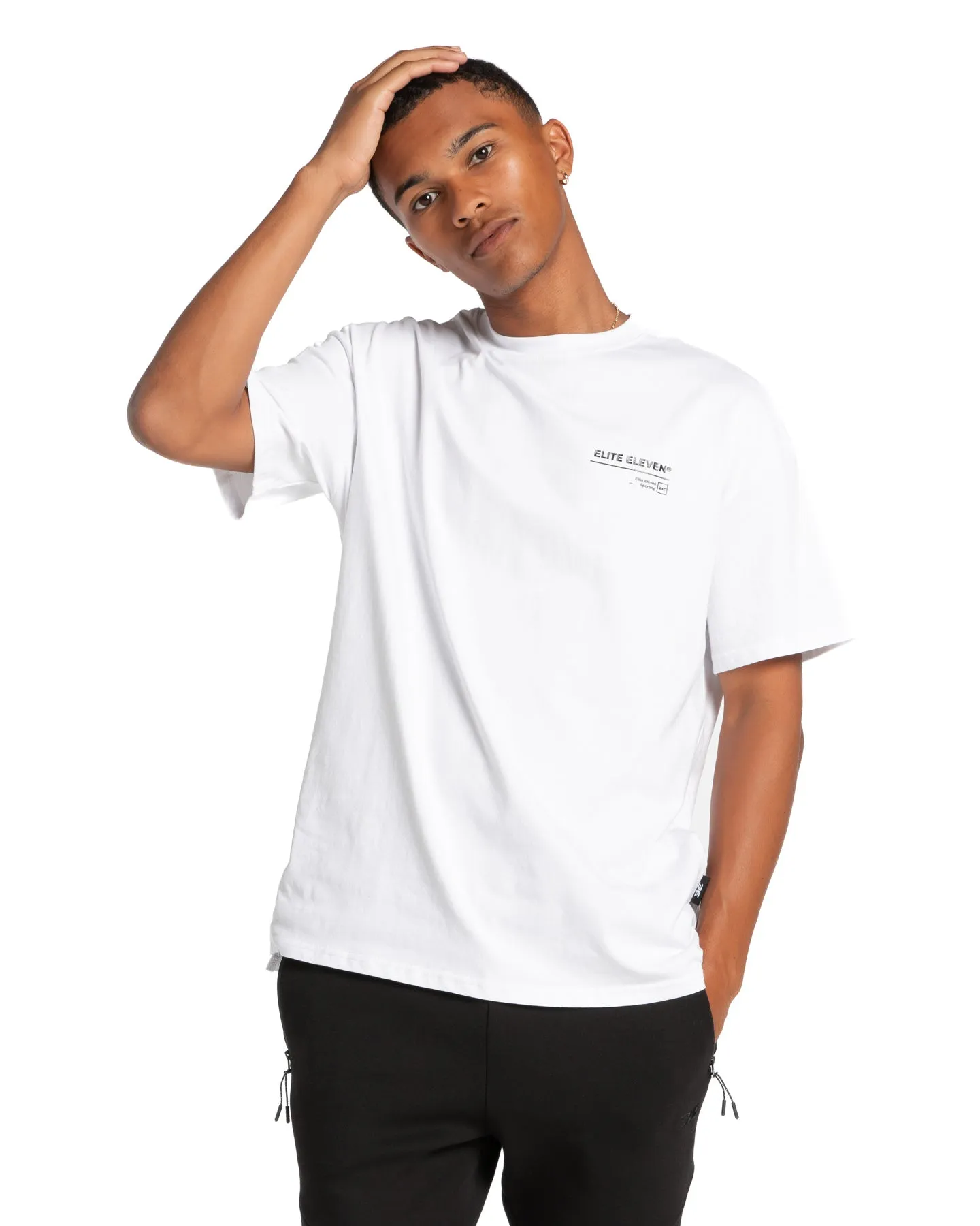 Primary Oversized Tee - White sold by Elite Eleven