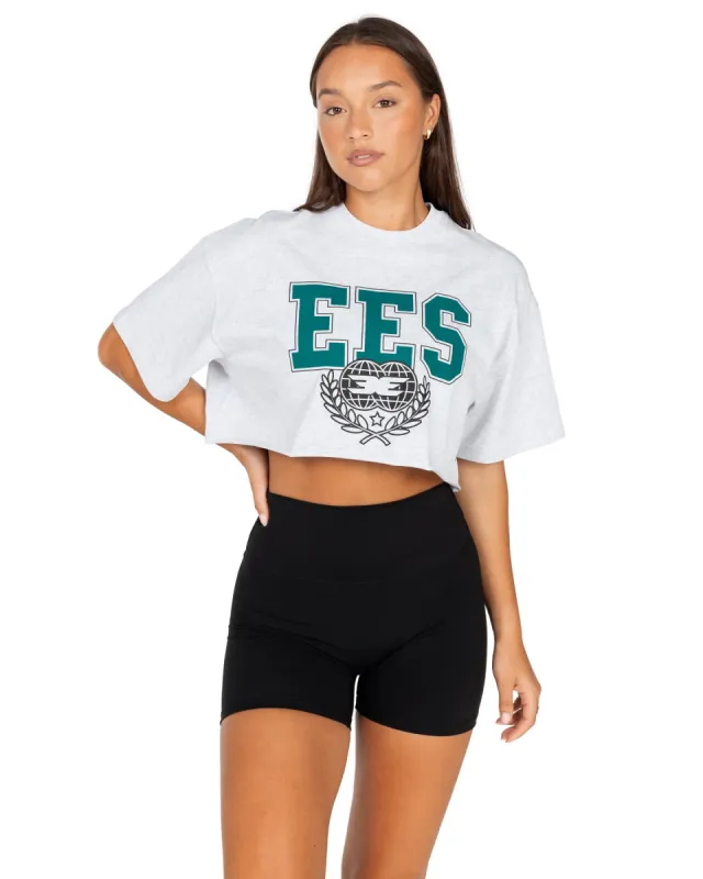 Squad Cropped Tee - Polar Grey sold by Elite Eleven