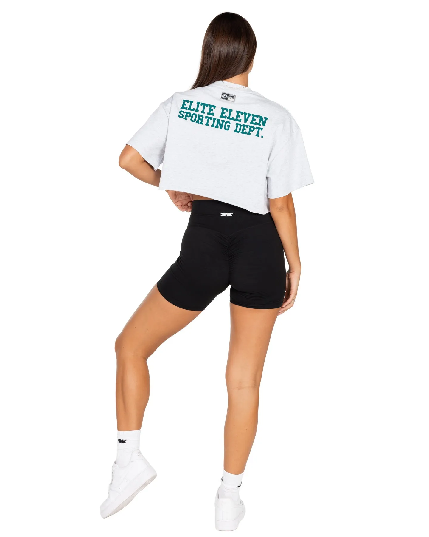 Squad Cropped Tee - Polar Grey sold by Elite Eleven product image thumbnail 3