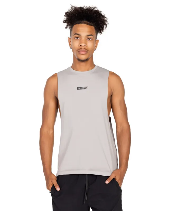 Staple Drop Arm Tank - Light Grey sold by Elite Eleven