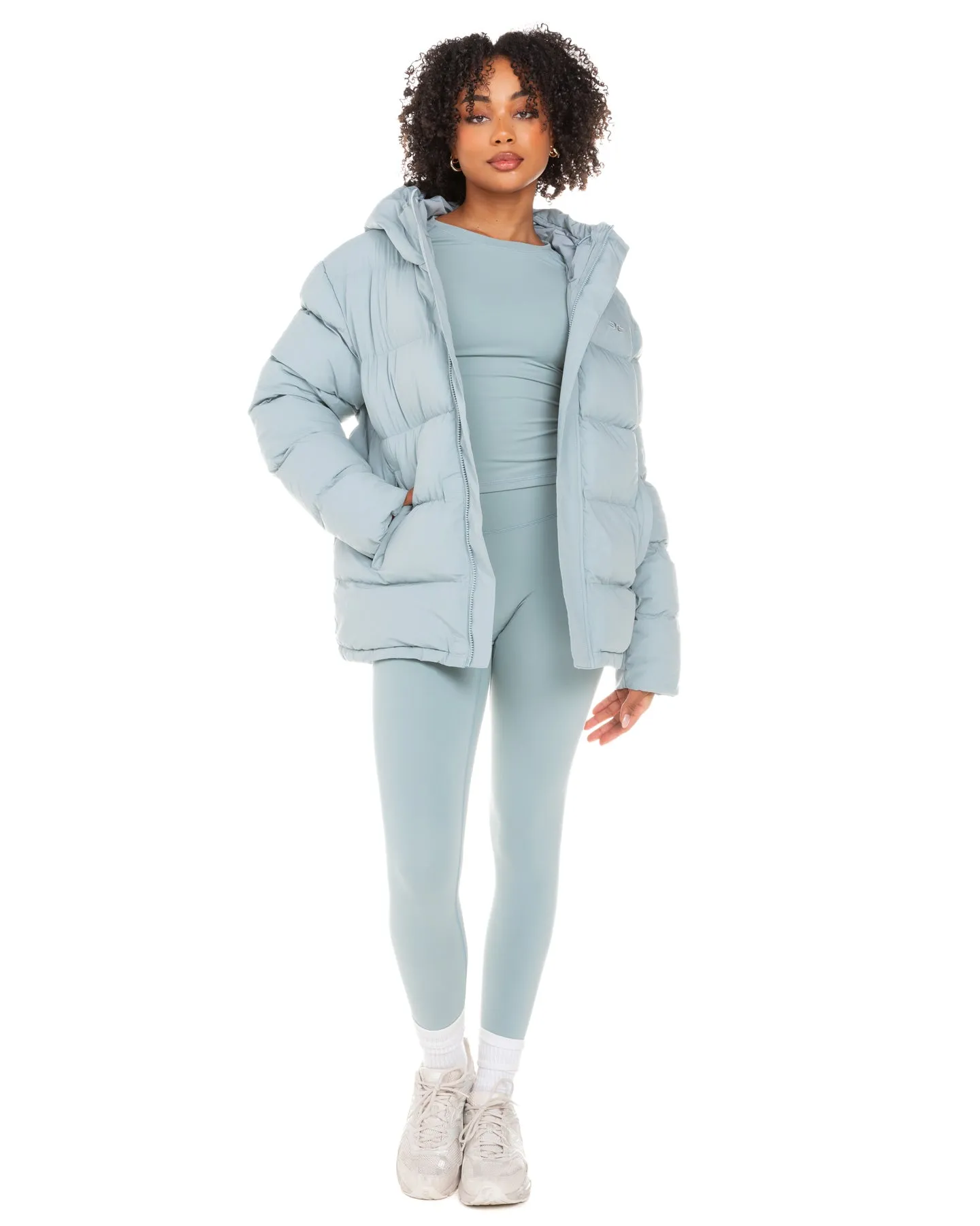 Unisex Puffer Jacket - Sea Foam sold by Elite Eleven product image thumbnail 4