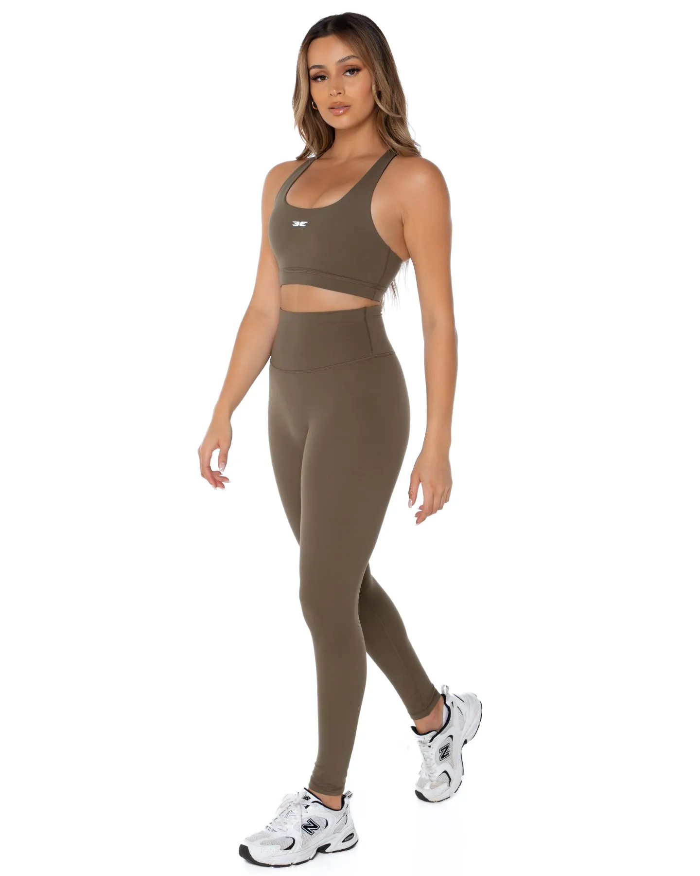 Aura Scrunch Leggings - Dusty Khaki sold by Elite Eleven product image thumbnail 5