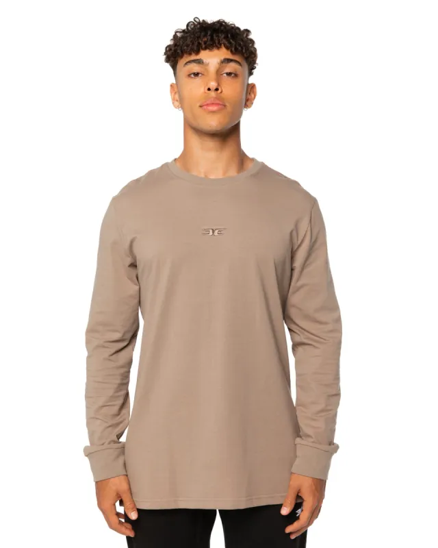 EE Long Sleeve Tee - Light Brown sold by Elite Eleven